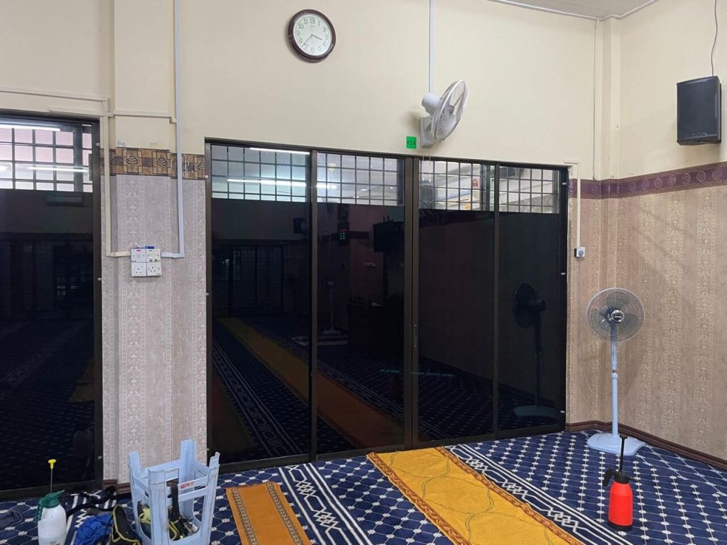 FUNGSI & FAEDAH TINTED MASJID CERMIN TINGKAP BANTING