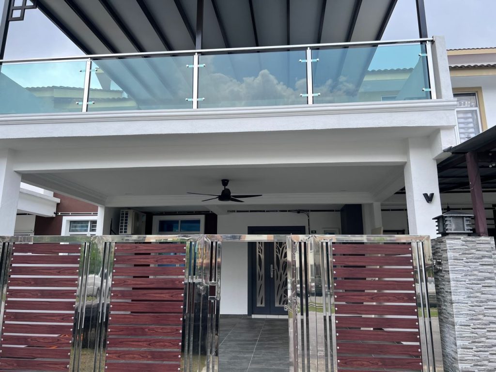 HARGA & SERVIS TERBAIK TINTED RUMAH CERMIN TINGKAP GOMBAK