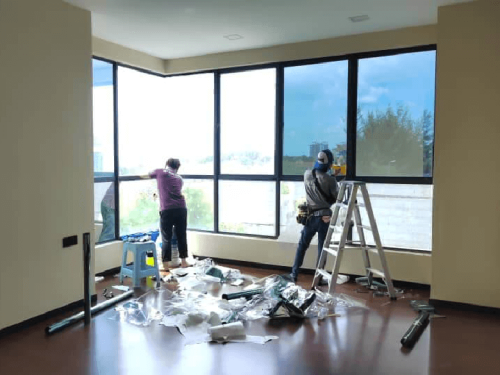 TINTED RUMAH BANGUNAN PEJABAT DENAI ALAM