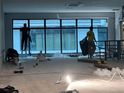 TINTED RUMAH BANGUNAN PEJABAT BATU ARANG